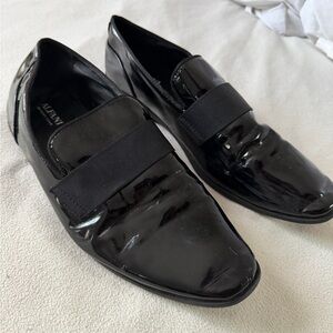 Alfani Shiny Black Slip-On Loafers